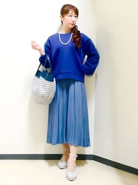 花さん（レディース・157cm）の春コーディネート