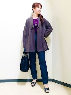 花さん(レディース・157cm)の秋コーディネート