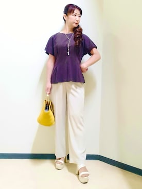 花さん（レディース・157cm）の夏コーディネート