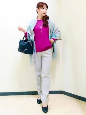 花さん(レディース・157cm)の冬コーディネート