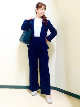「Reflect（リフレクト）のアイテム」を使った、花さん（レディース・157cm）の春コーディネート