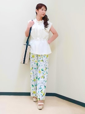 花さん（レディース・157cm）の春コーディネート