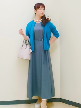 「Reflect（リフレクト）のアイテム」を使った、花さん（レディース・157cm）の夏コーディネート