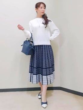 花さん(レディース・157cm)の春コーディネート
