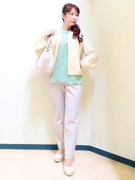 「Reflect（リフレクト）のアイテム（アクセサリー）」を使った、花さん（レディース・157cm）の春コーディネート