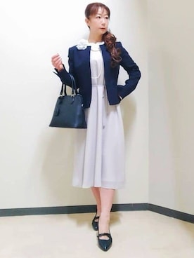 「Reflect（リフレクト）のアイテム」を使った、花さん（レディース・157cm）の春コーディネート