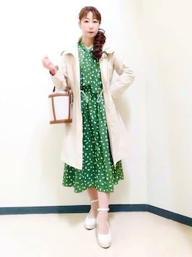 「Reflect（リフレクト）のアイテム（ワンピース/ドレス）」を使った、花さん（レディース・157cm）の冬コーディネート