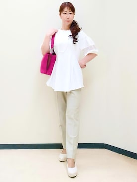 花さん(レディース・157cm)の夏コーディネート