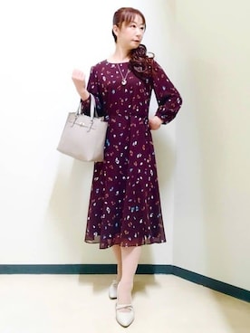 花さん(レディース・157cm)の秋コーディネート