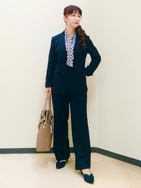 「Reflect（リフレクト）のアイテム」を使った、花さん（レディース・157cm）の秋コーディネート