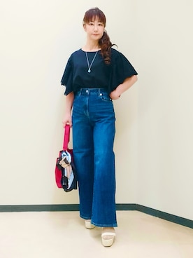 花さん(レディース・157cm)の夏コーディネート