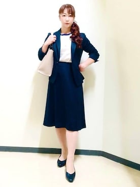 「Reflect（リフレクト）のアイテム（アクセサリー）」を使った、花さん（レディース・157cm）の春コーディネート