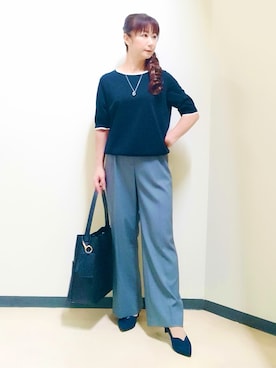 花さん(レディース・157cm)の秋コーディネート