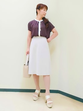 花さん(レディース・157cm)の夏コーディネート