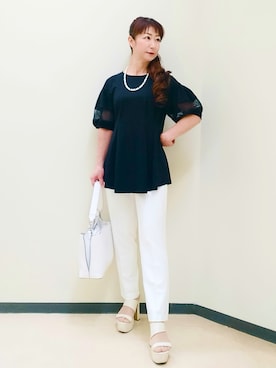 花さん(レディース・157cm)の夏コーディネート