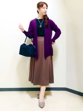 花さん(レディース・157cm)の秋コーディネート
