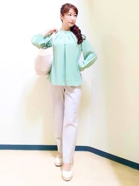 花さん（レディース・157cm）の春コーディネート