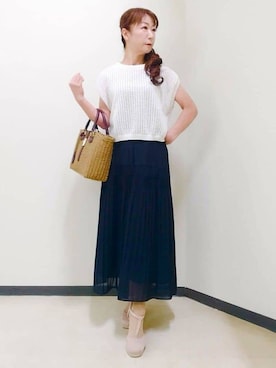 花さん（レディース・157cm）の夏コーディネート