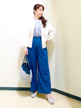 花さん（レディース・157cm）の春コーディネート