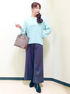 花さん（レディース・157cm）の冬コーディネート