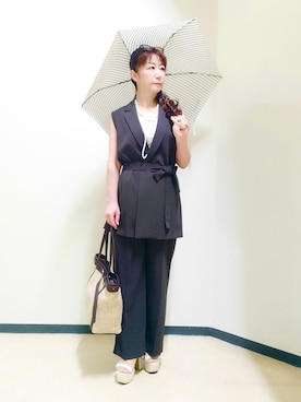 花さん(レディース・157cm)の春コーディネート