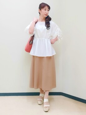 花さん(レディース・157cm)の春コーディネート