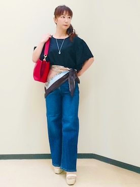 花さん(レディース・157cm)の夏コーディネート