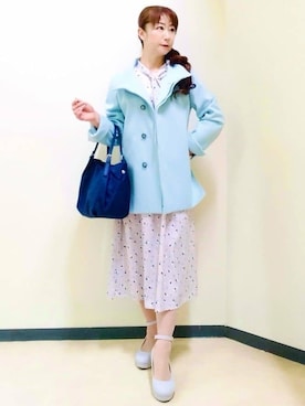 花さん(レディース・157cm)の冬コーディネート