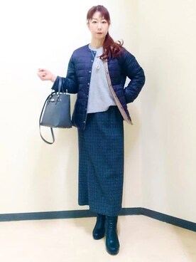 花さん（レディース・157cm）の冬コーディネート