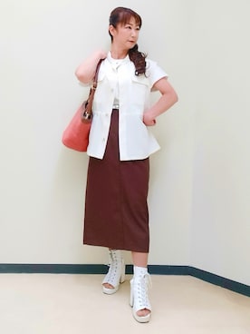 花さん(レディース・157cm)の夏コーディネート
