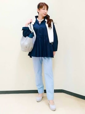花さん(レディース・157cm)の春コーディネート