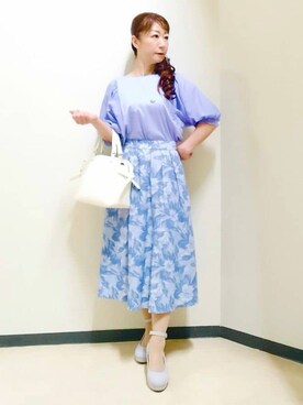 花さん(レディース・157cm)の夏コーディネート
