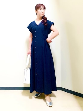 「Reflect（リフレクト）のアイテム（トップス）」を使った、花さん（レディース・157cm）の夏コーディネート