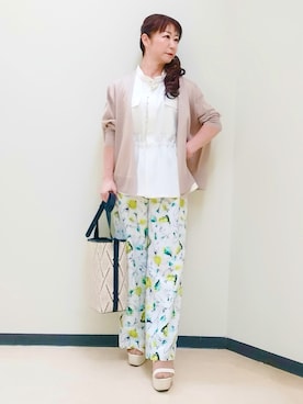 花さん（レディース・157cm）の春コーディネート