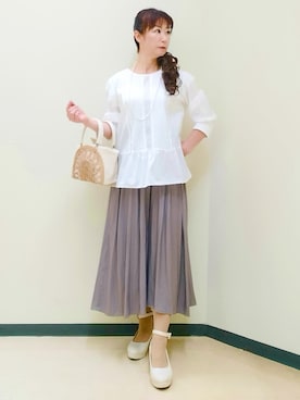 花さん(レディース・157cm)の夏コーディネート