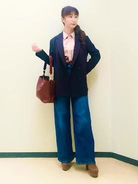 花さん(レディース・157cm)の秋コーディネート