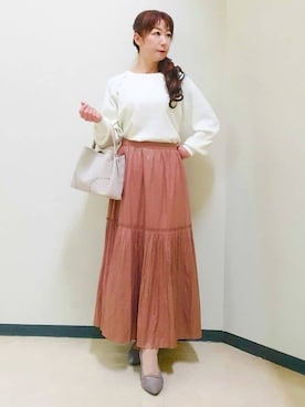 花さん(レディース・157cm)の冬コーディネート
