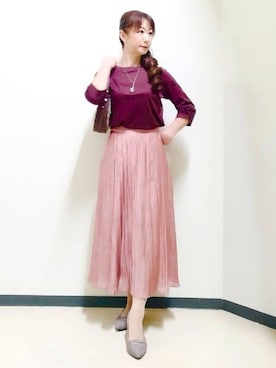 花さん(レディース・157cm)の秋コーディネート