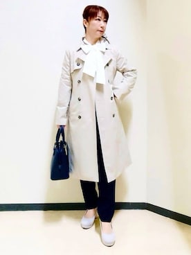 花さん(レディース・157cm)の冬コーディネート