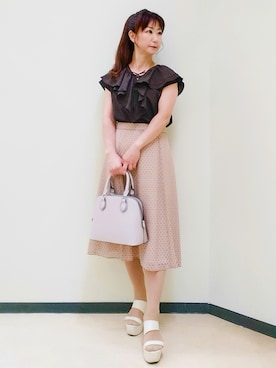 花さん（レディース・157cm）の夏コーディネート