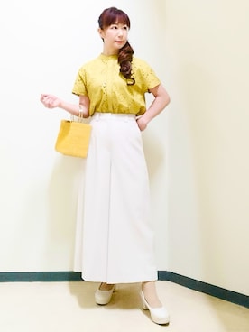 花さん(レディース・157cm)の夏コーディネート
