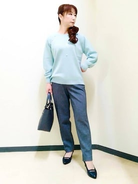 「Reflect（リフレクト）のアイテム（ダウンジャケット/コート）」を使った、花さん（レディース・157cm）の冬コーディネート
