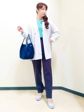 花さん(レディース・157cm)の冬コーディネート