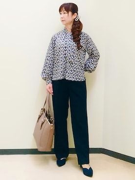「Reflect（リフレクト）のアイテム」を使った、花さん（レディース・157cm）の秋コーディネート