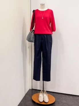 「Lee（リー）のアイテム（バッグ）」を使った、yukariさん（レディース・155cm）の春コーディネート