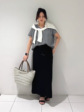 「アイテム（アンサンブル）」を使った、そんさん（レディース・155cm）の夏コーディネート