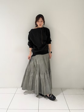 「GALLEST（ギャレスト）のアイテム」を使った、そんさん（レディース・155cm）の秋コーディネート