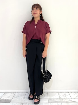 HASEGAWAさん（レディース・152cm）の夏コーディネート