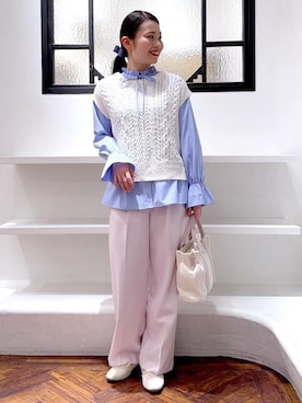 「Lee（リー）のアイテム（バッグ）」を使った、あんりさん（レディース・160cm）の冬コーディネート