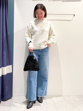 あんりさん(レディース・160cm)の冬コーディネート